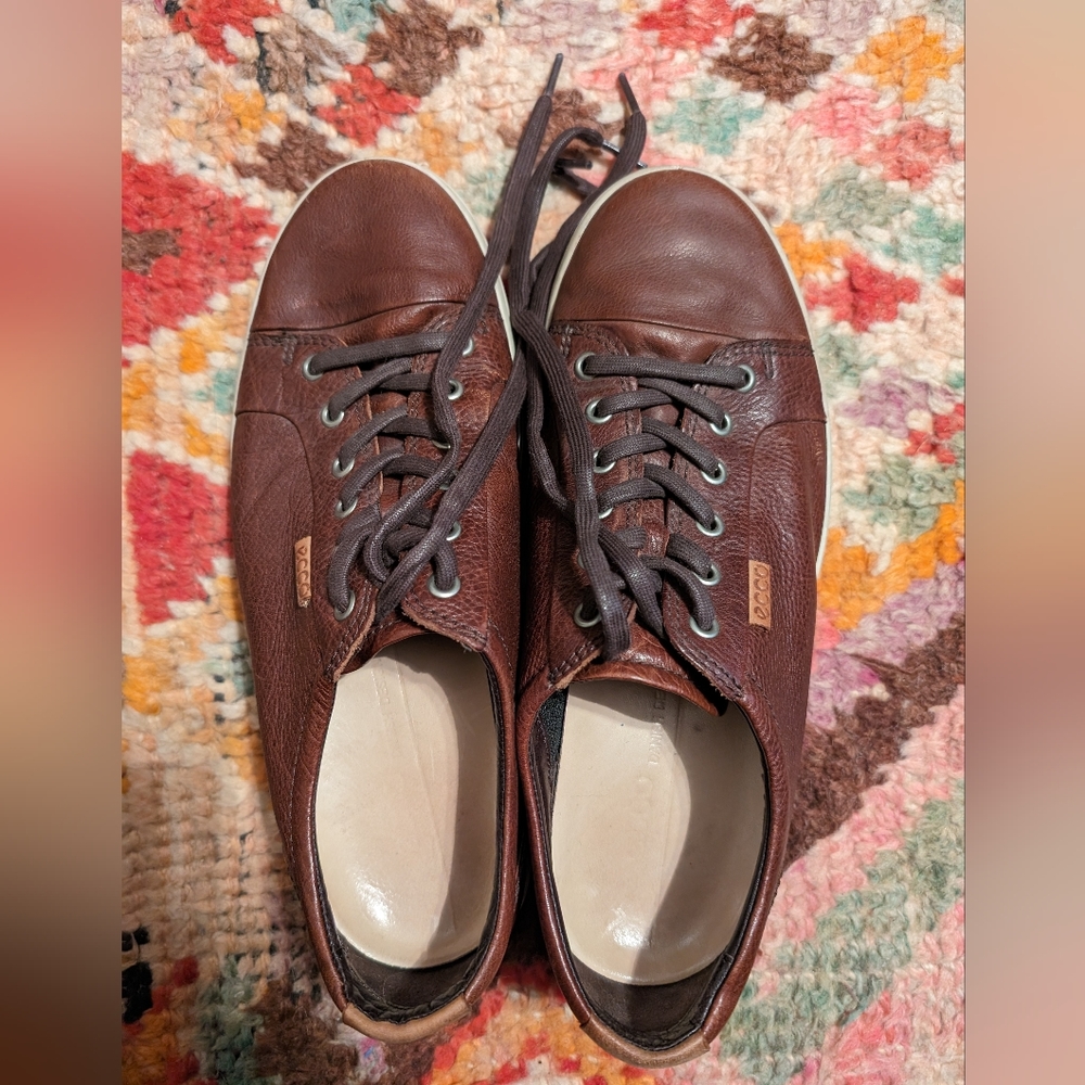 Ecco Men's Soft 7 leather sneaker, size 9